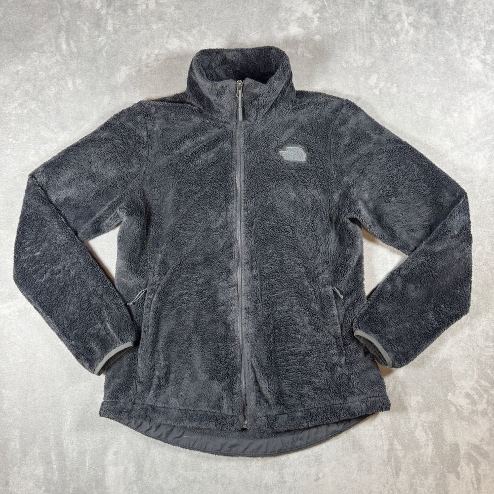 The North Face Osito Fleece Jacket Womens Medium Gray Full Zip